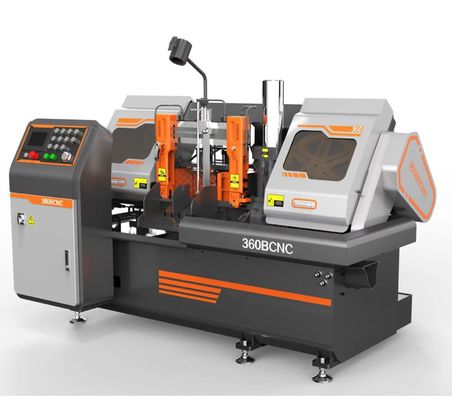 インテリジェントCNC金属切断バンドソー4kwモーターパワーと4400*34mm刃サイズ